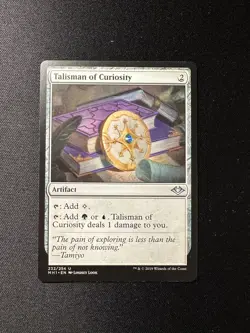 Talisman of Curiosity 232/254 Modern Horizons NM MTG Card - Image 1