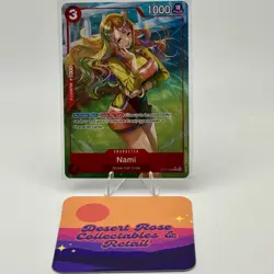 One Piece Card Game Nami Parallel ST21-009 Starter Deck EX: Gear 5 - Image 1