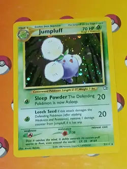 Pokemon TCG Jumpluff Neo Genesis Holo Card 7/111 Unlimited Rare Nm - Image 4
