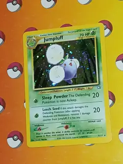 Pokemon TCG Jumpluff Neo Genesis Holo Card 7/111 Unlimited Rare Nm - Image 5