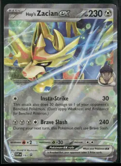 Hop's Zacian ex - Double Rare SV: Scarlet & Violet Promo Cards SVP193 NM - Image 1