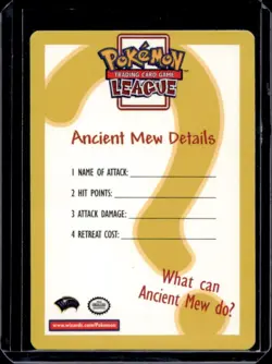 2000 Pokemon Ancient Mew Insert Card - Image 2