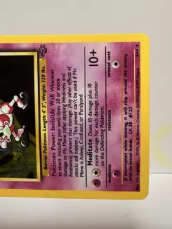 Mr. Mime Jungle 6/64 Holo Unlimited Holo Rare Pokemon Card - Image 4
