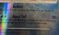 Pokemon TCG Squirtle 112/132 Secret Wonders Reverse Holo Common Card - Image 2