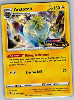 Arctozolt - (Prerelease) SWSH036 SWSH: Sword & Shield Promo - Pokemon Card - NM - Image 1