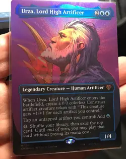 MTG English Urza, Lord High Artificer (Textured Foil) NM Foil Commander Masters - Image 1