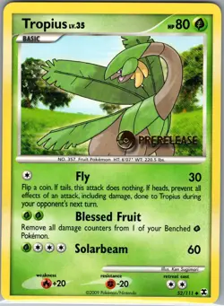 Tropius - (Prerelease) 52/111 Nintendo Promos - Pokemon Card - NM - Image 1