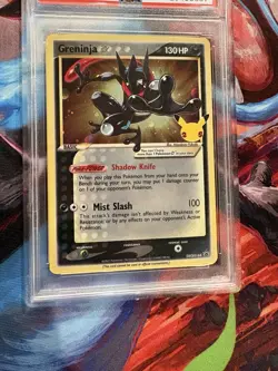 PSA 9 Greninja Star SWSH144 Celebrations Black Star Promo Cards Holo - Image 2