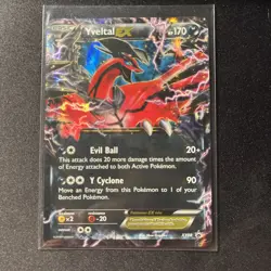 Yveltal EX XY08 XY Holo 2014 Pokemon Card NM-/LP+ - Image 1