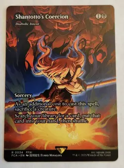 Shantotto’s Coercion - 34 - Magic: Final Fantasy MTG - Showcase - Regular - FFXI - Image 1