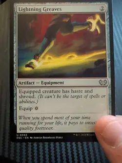 Lightning Greaves Commander: Duskmourn: House of Horror Regular - Image 3