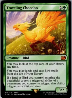 NM - Traveling Chocobo Magic The Gathering: Final Fantasy - Image 1