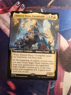 MTG LCI - Admiral Brass, Unsinkable Extended Art - Image 1