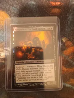 King Macar, the Gold-Cursed, FOIL, Journey Into Nyx, NM, MTG, FREE SHIPPING! - Image 1
