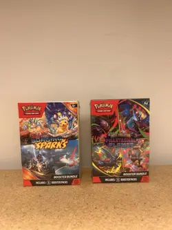 🔥Pokemon TCG Phantasmal Flames & Surging Sparks Booster Bundle Factory Sealed - Image 1