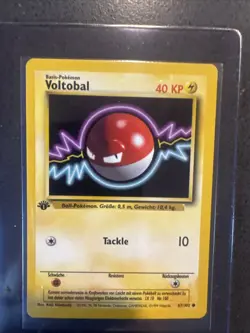 Pokemon 1st Edition German Base Set Voltorb (Voltobal) - Image 1