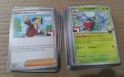 Pokemon prize pack series 8 - lot of 47 cards, no duplicates - Image 1