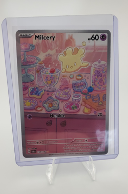 Milcery 152/142 SV Stellar Crown Illustration Rare Holo - NM - Pokemon TCG - Image 3