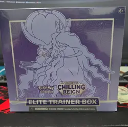 Pokemon TCG Sword & Shield Chilling Reign ETB Elite Trainer Box FACTORY SEALED 820650809712 - Image 1