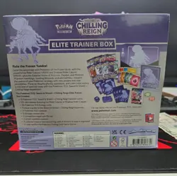 Pokemon TCG Sword & Shield Chilling Reign ETB Elite Trainer Box FACTORY SEALED 820650809712 - Image 3