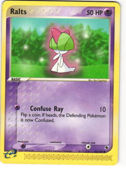 Ralts Common Pokemon TCG EX Ruby & Sapphire 66/109 LP - Image 1