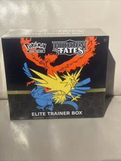 Pokemon TCG: Hidden Fates Elite Trainer Box, 2019 ETB Factory Sealed No Rips 820650804731 - Image 1