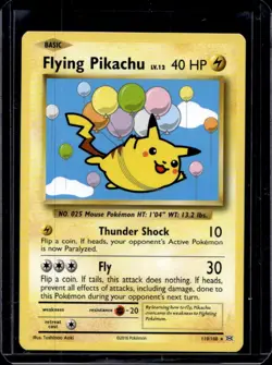 2016 Pokemon XY Evolutions Flying Pikachu #110/108 - Image 1