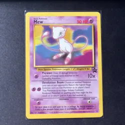 Mew #8 Pokemon TCG Black Star Promo Non Holo WotC NM/LP - Image 1