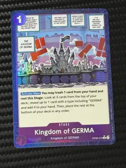 One Piece TCG Kingdom of GERMA Textured Foil Alt Art OP06-079 PRB-01 The Best - Image 1