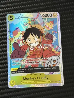 Monkey.D.Luffy OP07-109 SR PRB-02 Premium Booster Vol. 2 One Piece Card Game - Image 1