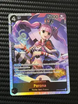 One Piece CG 4 Perona OP06-093 Wings of the Captain Super Rare! - Image 1