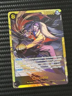 Crocodile -OP14-120 SEC One Piece TCG The Azure Sea's Seven Foil - Image 1
