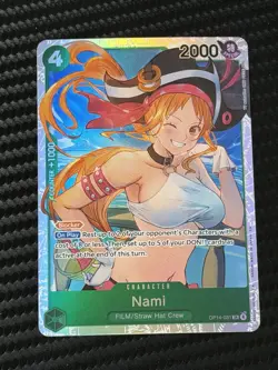 Nami OP14-031 - SR Super Rare - The Azure Sea’s Seven One Piece TCG English - Image 1