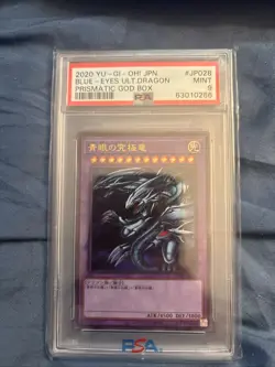 PSA 9 Mint Blue-Eyes Ultimate Dragon PGB1-JP028 ULTIMATE Rare 2020 Japanese Card - Image 1