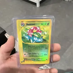 Pokemon Venusaur Expedition Base Set 67/165 100 HP Rare Reverse Holo 2002 Card - Image 1