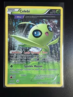 Celebi XY93 Black Star Promo Full Art Cosmos Holo Pokemon TCG Card - Image 1