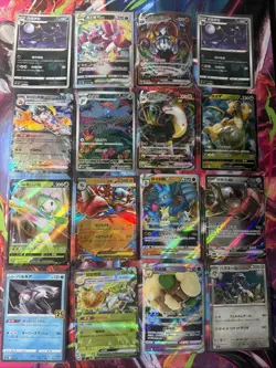 Pokemon 16 Card Lot nm V Max Mega Amazing Ex HOLO Rare Hits Only F69 - Image 1