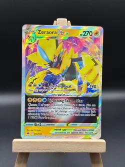 Zeraora VSTAR - 055/159 - Pokemon Crown Zenith Sword & Shield Ultra Rare Card NM - Image 1