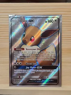 Pokemon Eevee GX SM242 Full Art Holo Promo Card NM Condition - Image 1