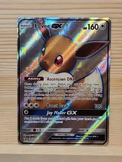 Pokemon Eevee GX SM242 Full Art Holo Promo Card NM Condition - Image 2