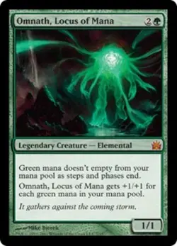 Omnath, Locus of Mana -Foil Light Play MTG From the Vault: Legends - Image 1