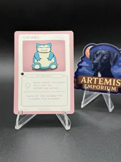 Pokederp Chubbs 14/38 - Snorlax Pokemon Fan Art Derpy Card Set 2 - Image 1