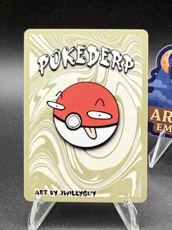 Pokederp Chubbs 14/38 - Snorlax Pokemon Fan Art Derpy Card Set 2 - Image 3