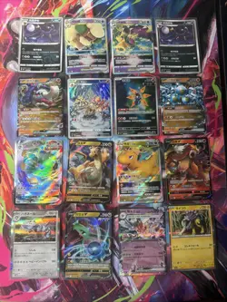 Pokemon 16 Card Lot nm V Max Mega Amazing Ex HOLO Rare Hits Only F68 - Image 1
