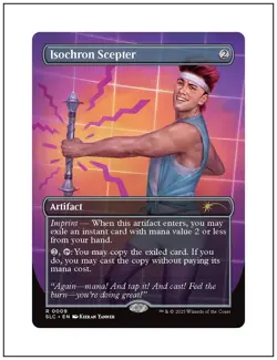 1x Isochron Scepter, 0009, Non-Foil, Secret Lair Encyclopedia, Magic MTG NM - Image 1