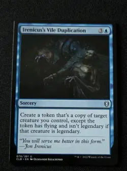 MTG - Irenicus's Vile Duplication - Commander Legends Baldur's Gate - NM #78 Reg - Image 1