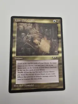 MTG Lim-Dul's Vault Alliances NM Magic The Gathering - Image 1