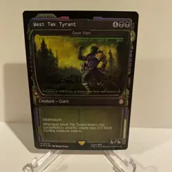 West Tek Tyrant / Grave Titan 346 Showcase Foil Fallout Magic Gathering MTG PIP - Image 1
