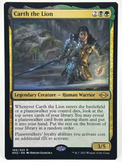 Carth The Lion NM/M* Modern Horizons 2 ENGISH 189/303 mtg -UnltdCards - Image 1