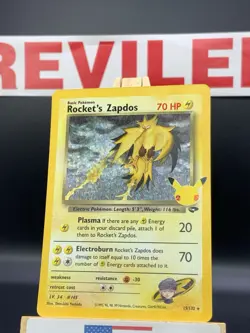 Pokemon TCG Rockets Zapdos Holo Classic Collection #15/132 Celebrations - NM - Image 2
